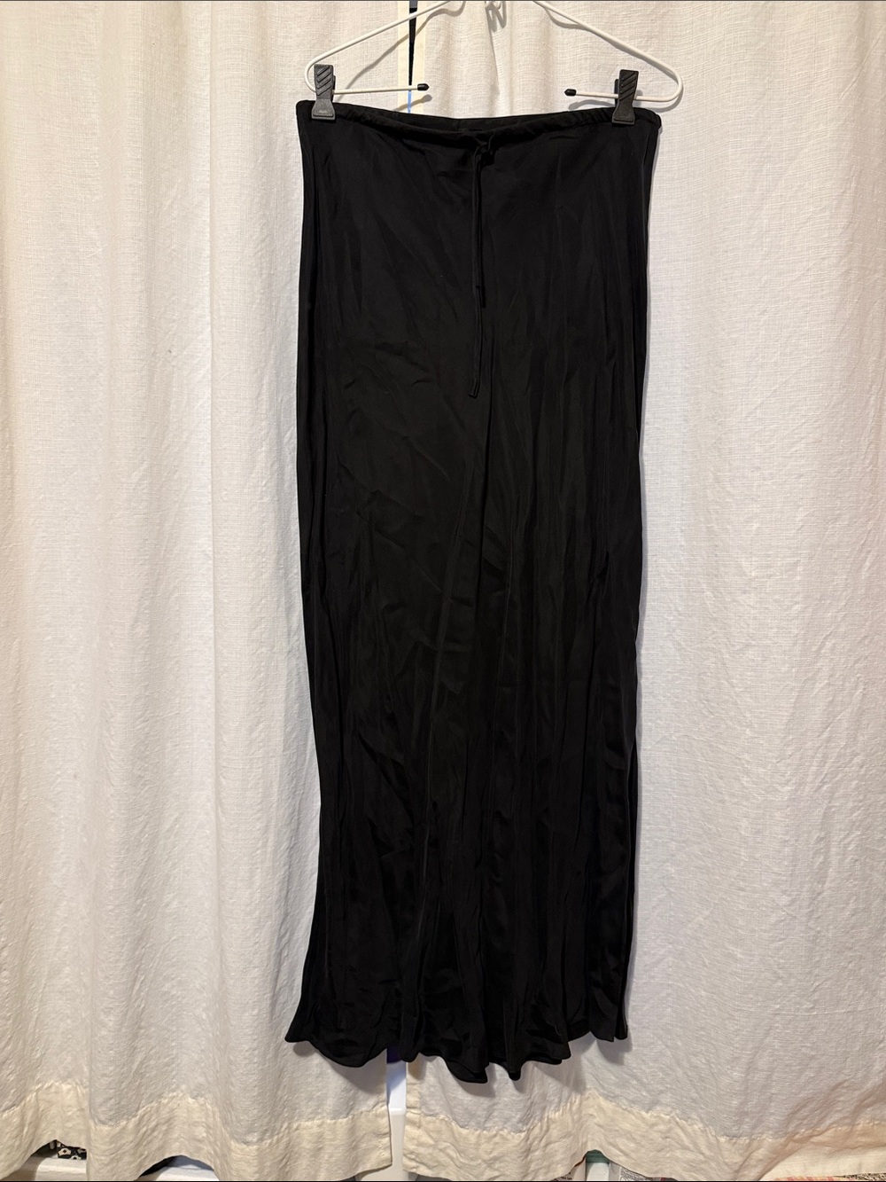 Madewell Black Draw String Skirt